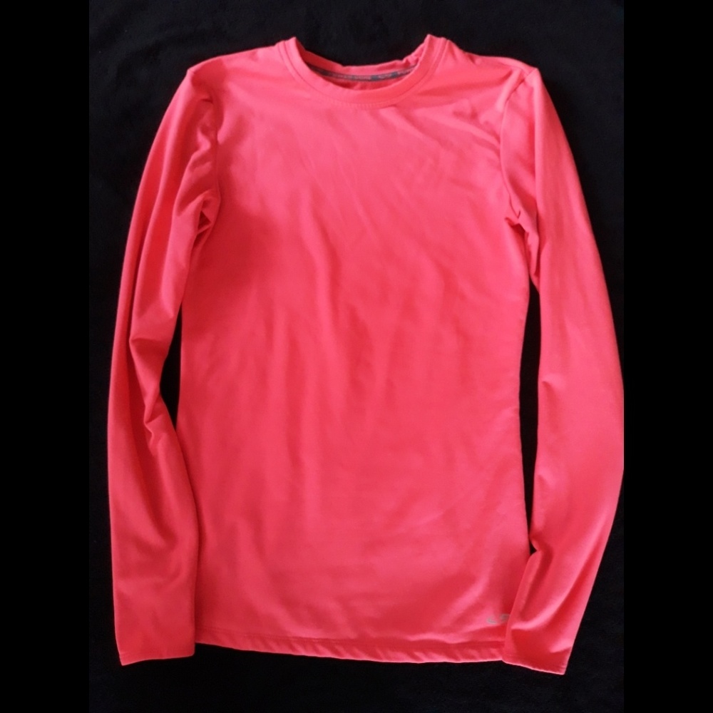 Pink Fitted champion long sleeve top